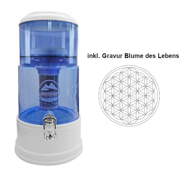 inkl. Gravur Blume des Lebens