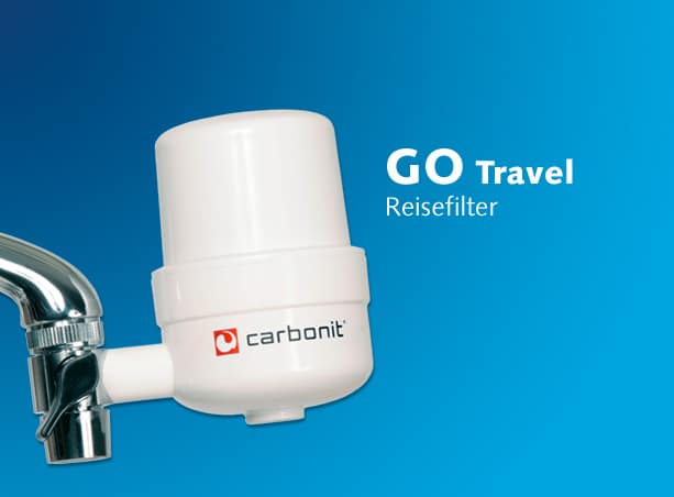 Carbonit® GO travel Reisefilter inkl. Filtereinsatz kurz